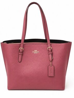 Coach Mollie Tote Large Leather Shoulder Bag “Strawberry Haze Pink” 1671
